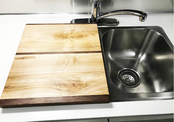 Airstream Bambi Sink Cover, Wood, For One Bowl of 27" x 16" Double Sinks