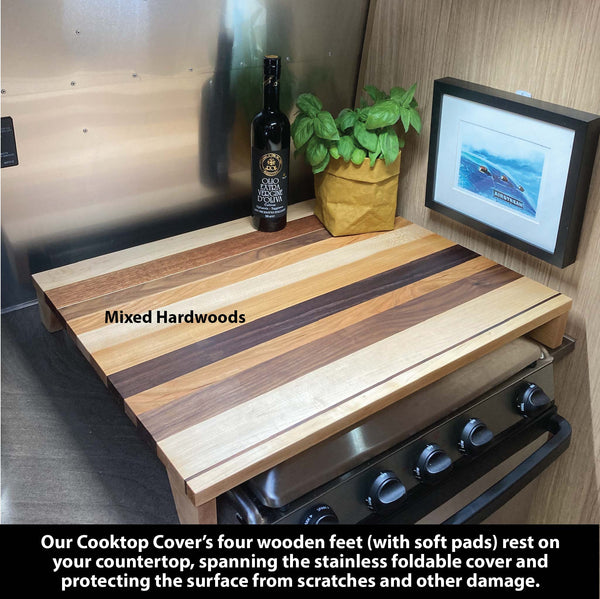 Airstream Cooktop Cover, Flying Cloud, International, Stovetop, Stainless Lid, Range Top - Shop Matson