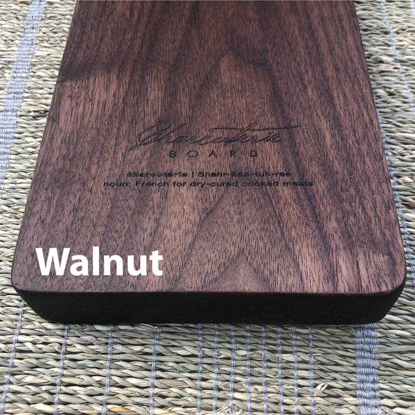 Large Charcuterie Board & Cutting Board, Rectangular, Cherry, Walnut.
