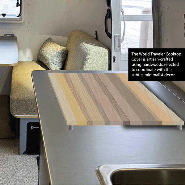 Airstream World Traveler Cooktop Cover, Airstream Accessory, Decor, Furnishings