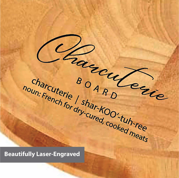 charcuterie board laser engraving