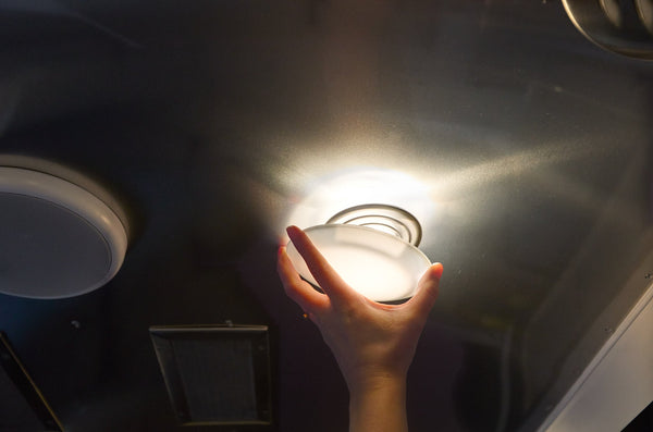 AirShade For Airstream, Lampshade For Ceiling Puck Lights, LED