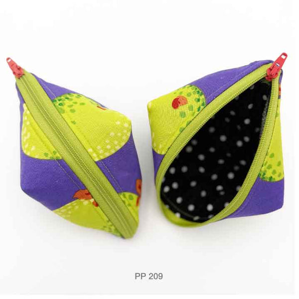 Pea Pods, Coin Purse, Small Storage Pouch, Handcrafted