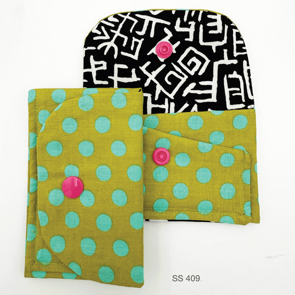 Snap Stash, Small Money Pouch, Organizer, Credit Card, Pouch, Handcrafted, Women's Gift, Stocking Stuffer