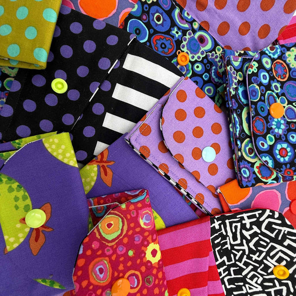 Snap Stash, Small Money Pouch, Organizer, Credit Card, Pouch, Handcrafted, Women's Gift, Stocking Stuffer