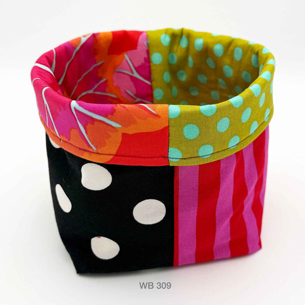 Wonder Bucket, Fabric, Desktop Storage, Tech Cables, Cosmetics, DVD, CD, Yarn, Planter, Store Small Stuff