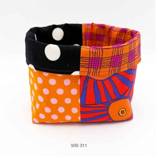 Wonder Bucket, Fabric, Desktop Storage, Tech Cables, Cosmetics, DVD, CD, Yarn, Planter, Store Small Stuff