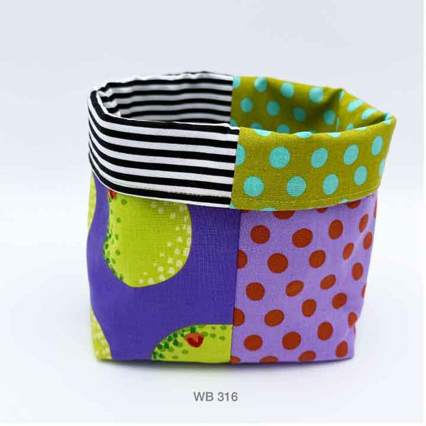 Wonder Bucket, Fabric, Desktop Storage, Tech Cables, Cosmetics, DVD, CD, Yarn, Planter, Store Small Stuff