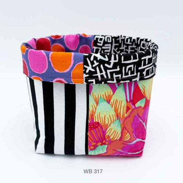 Wonder Bucket, Fabric, Desktop Storage, Tech Cables, Cosmetics, DVD, CD, Yarn, Planter, Store Small Stuff