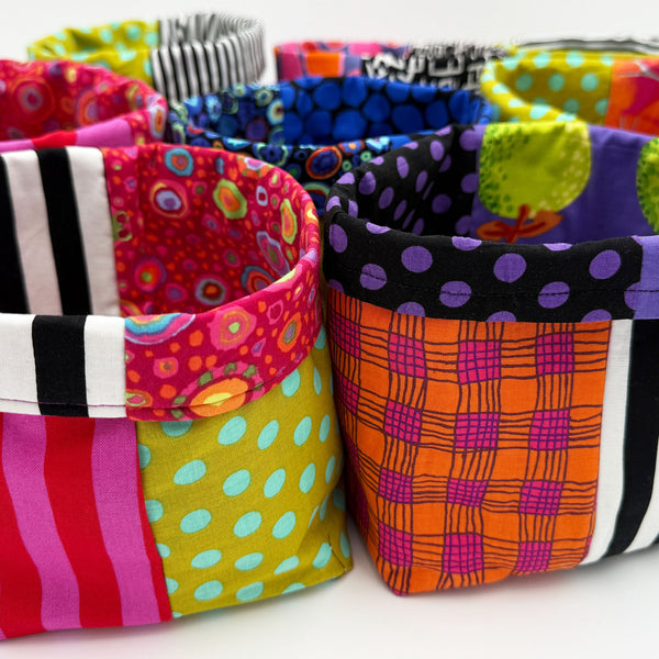Wonder Bucket, Fabric, Desktop Storage, Tech Cables, Cosmetics, DVD, CD, Yarn, Planter, Store Small Stuff