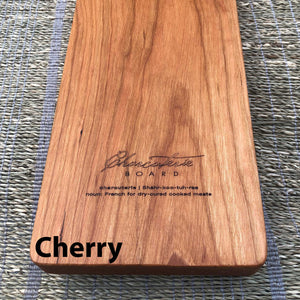 Large Charcuterie Board & Cutting Board, Rectangular, Cherry, Walnut.